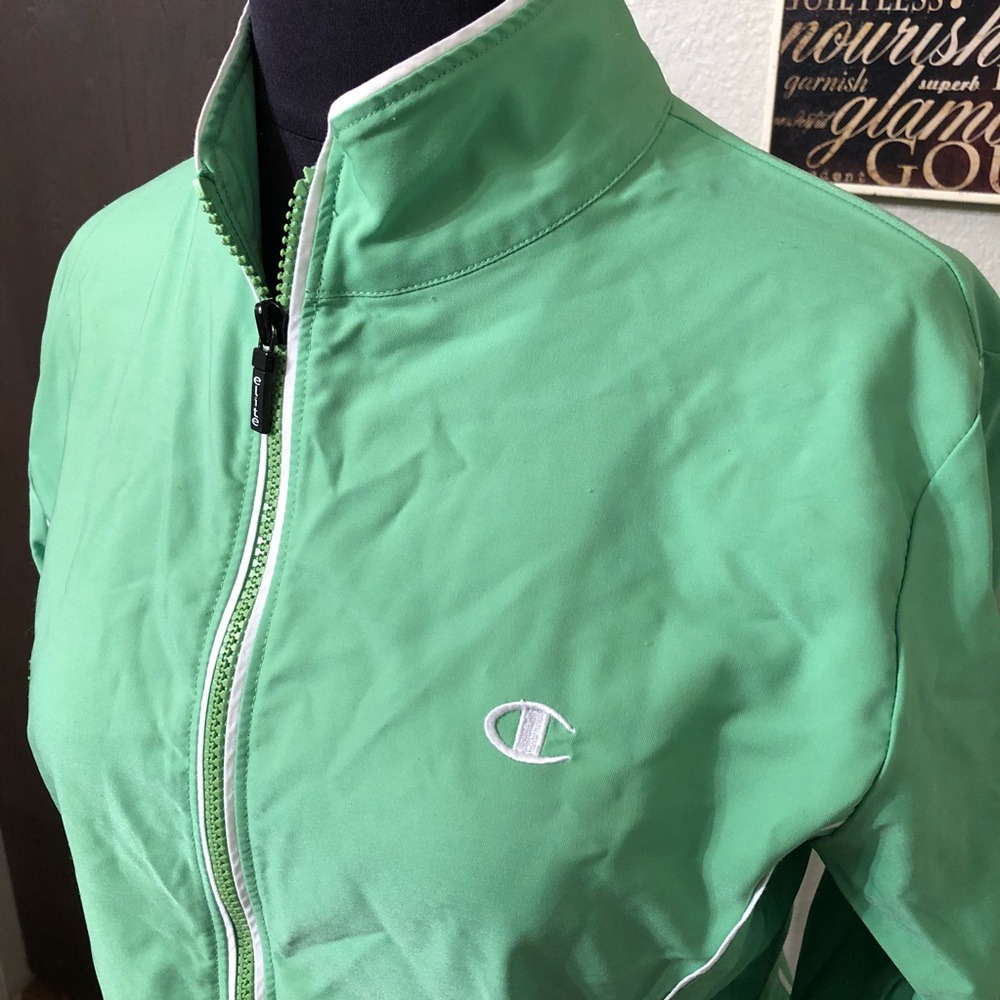 Champion Lime Green Windbreaker S